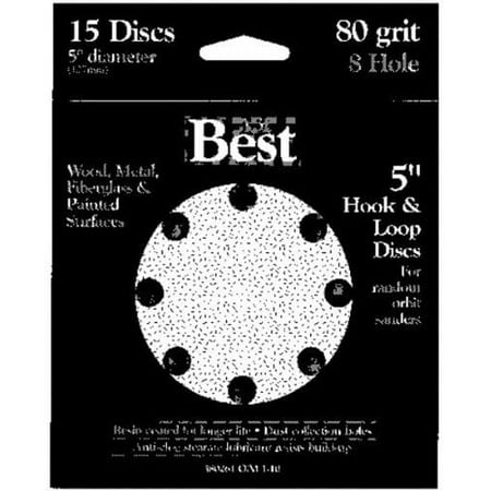 

Ali Industries 380296 Ali Ind. Do It Best 5 Vented Sanding Discs 220G