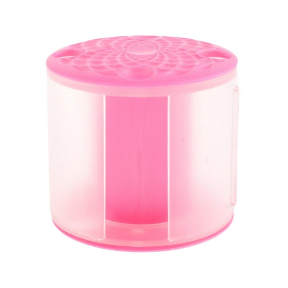 DYNWAVECA Dance Ribbon Storage Case Gymnastics Ribbon Winder Dispenser Turnaround Portable Rhythmic Gymnastics Ribbon Crafts Accessory Pink