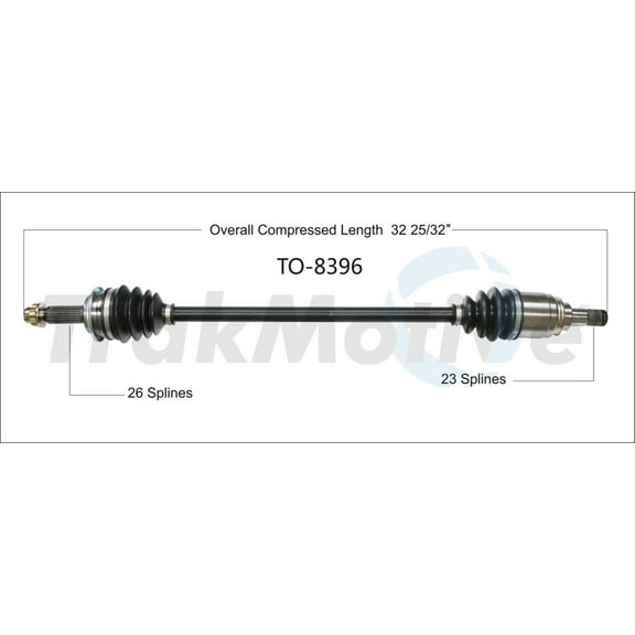 CV Axle Shaft Fits select: 2014-2019 TOYOTA HIGHLANDER
