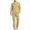 Rose Gold, variant on Sevevn Men Pajama Set Button Down Notch Collar Long Sleeve Top And Long Pants Soft Knit Fabric Chest Pocket Elastic Waist For Sleepwear Lounge Wear