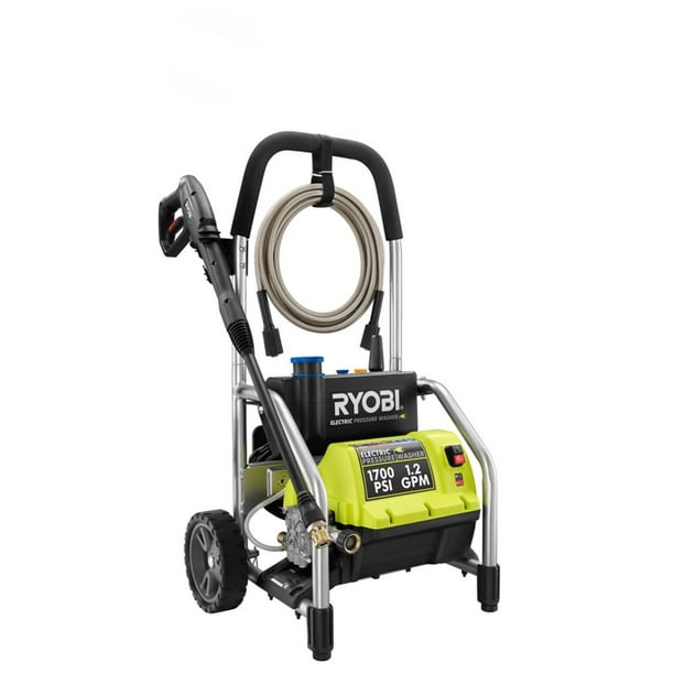 Ryobi 1 700 Psi 1 2 Gpm Electric Pressure Washer Used Good Condition Walmart Com