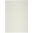 thumbnail image 2 of Nourison Surfaces Solid Ivory 3'11" x 5'11" Area Rug (4x6), 2 of 8