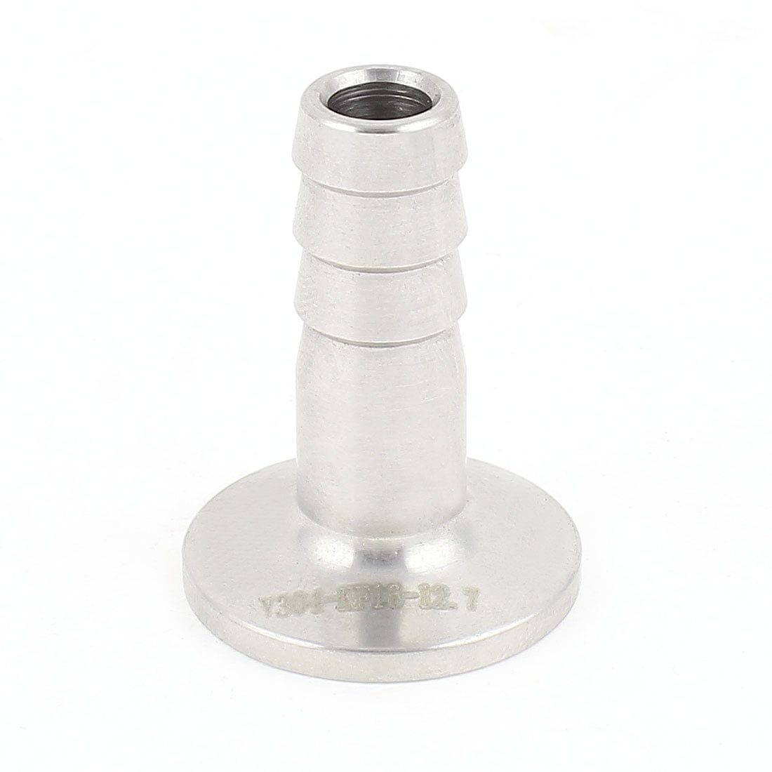 Unique Bargains Stainless Steel 304 KF16 Flange to 12.7mm Hose Barb Adapter for Vacuum