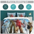 thumbnail image 2 of Kpop 3-Piece Bedding Set: Featuring vibrant anime designs and themed patterns, this bedding set is ideal for anime fans., 2 of 5
