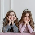 thumbnail image 4 of LAICAIW Yellow Gems Rhinestone Tiara for Little Kid Big Kid Girl Prom Birthday Prinecess Party, 4 of 7