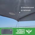thumbnail image 2 of Toldo portátil UMARDOO para carpa de playa, color gris, 305 x 305 cm, 2 of 9