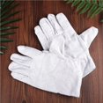 thumbnail image 2 of Youkk 12 pair Double Layer 24 Lines Canvas Labor Working Gloves Welding Thickened Wear-Resistant Industry Security Protection Mittens, 2 of 6