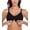 Black, variant on FANZE Women's Front Closure Cotton Bra with Wireless Full Coverage Unlined Non Padded for Comfort,38C