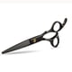 thumbnail image 4 of Juego de 11 piezas de tijeras de peluquería para el hogar, color negro, tijeras de dientes planos, tijeras para el cabello, 4 of 6