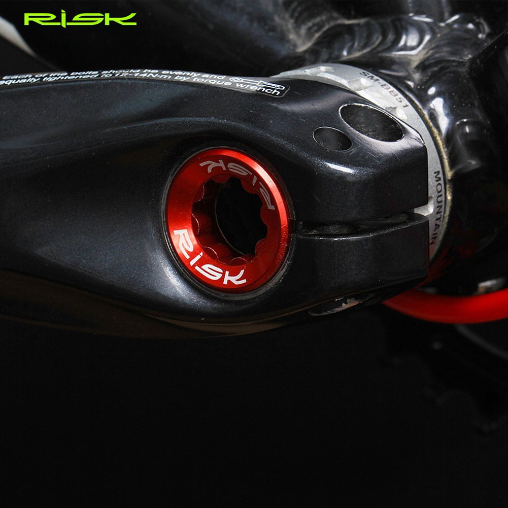 New Replace Road & MTB Bike Crank Arm Fixing Bolt For-Shimano CNC M20x8mm 