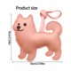 thumbnail image 3 of PU Craftsmanship Dog Shaped Keyring For Keys Wallets Or Luggage Decoration Animal Themed Backpack Accessories Wine Red, 3 of 4