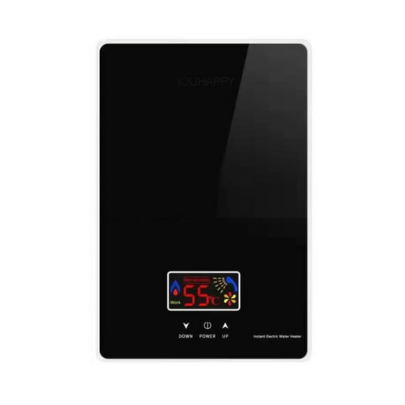 6000W Instant Tankless Electric Hot Water Heater Bathroom Kitchen Instant Heating Tap Demand Water Heater With LCD Display ,Digital Temperature Display