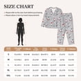thumbnail image 4 of Balery Santa with Gifts Conjunto de Pijama con Estampado para Mujer, Conjunto de Dos Piezas con Manga Larga, Ropa de Dormir Suave con Bolsillos, Pijamas Cómodos-XX-Large, 4 of 7