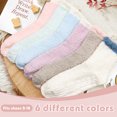 thumbnail image 2 of GIRACOA 6 Pairs Non Slip Hospital Socks for Women, Cozy Fuzzy Slipper Socks with Grip for Women Gifts, 2 of 7