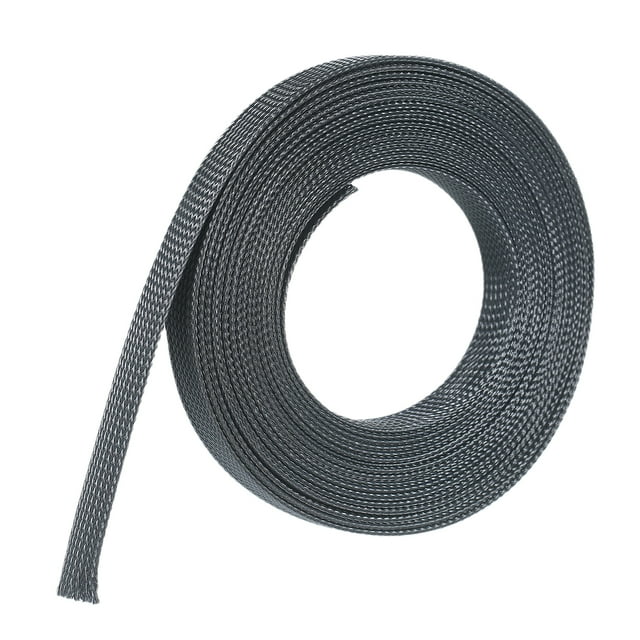 Graflsoa Manchon Tressé en Fibre de Verre Résistant aux Hautes Températures, Diamètre 3/4 Po, Longueur 21 Pieds, Protection de Fil Durable pour Automobile et Électronique