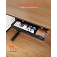 thumbnail image 2 of Cajón para debajo del escritorio VEVOR, 22 pulgadas, deslizable, ancho, para oficina y hogar, 2 of 9