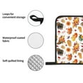 thumbnail image 4 of Haiem Thanksgiving Turkeys 1 Print Extra Long Oven Mitts and Pot Holders 4pc Sets: Heat Resistant Silicone Oven Mittens with Mini Oven Gloves and Hot Pads Potholders, 4 of 6
