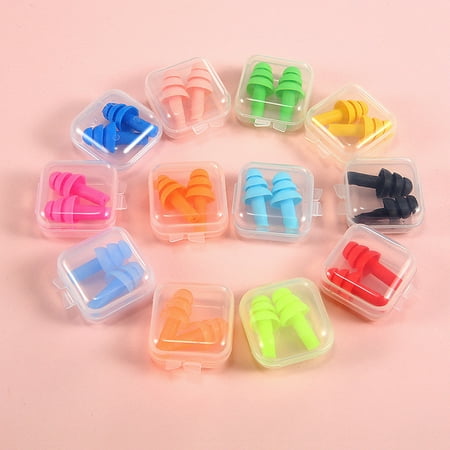 

Toyella Silicone noise reduction waterproof earplugs Pink 5pcs