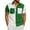 Green, variant on cui Clearance,Men's Short Sleeve Shirt Button Down Casual Tops Oversized V-Neck Colorblocked Shirts with Pockets Green M