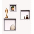 thumbnail image 1 of Repisas Flotantes Cuadradas Minimalistas Gris, 1 of 2