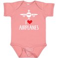 thumbnail image 3 of Inktastic Plane I Love Airplanes Boys or Girls Baby Bodysuit, 3 of 5