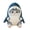 blue-gray, variant on Cute Shark Cat Plush Toy, Soft Stuffed Animal Doll for Sofa, Bed and Room Decor
