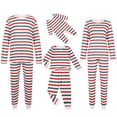 thumbnail image 1 of Conjunto de pijama navideño a juego para toda la familia Fiomva, ropa de dormir de manga larga para parejas, niños y bebés, 1 of 8