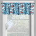 thumbnail image 4 of Ambesonne Narwhal Valance & Curtain, Underwater Life Pattern, 55"x45", Multicolor, 4 of 6