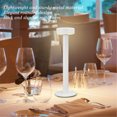 thumbnail image 4 of Portable LED Desk Lamp, 360 Degree Lighting Minimalism Style Touch Control Cordless LED Desk Lamp  For Restaurant For Bedroom, 4 of 8