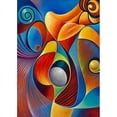 thumbnail image 1 of Pintura de diamante (DB0989) Cuadro de mosaico cuadrado 5D abstracto colorido DIY 30x40cm Hugtrwg Para estrenar, 1 of 1