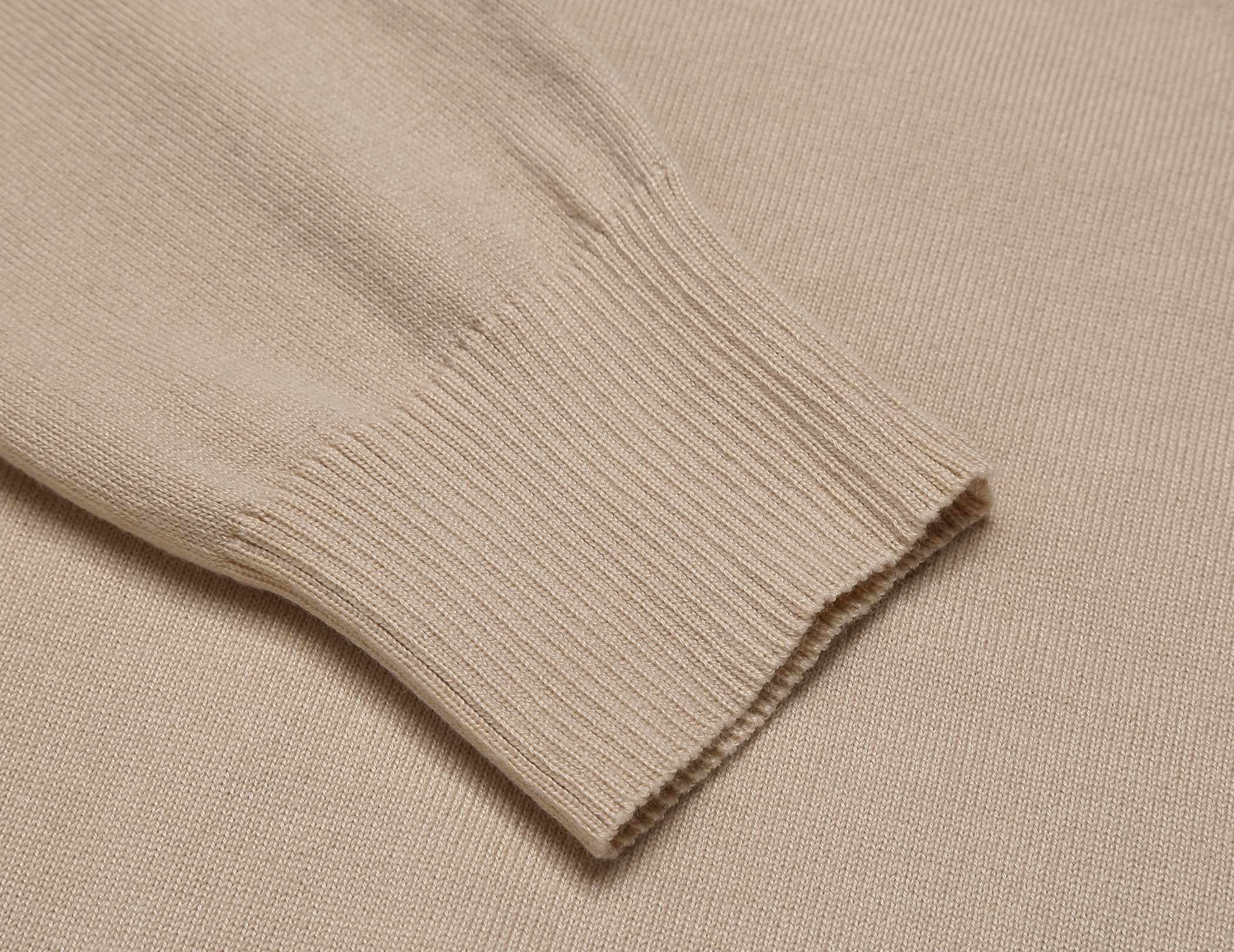 COOFANDY Men's Crew Neck Sweater Slim Fit Lightweight Sweatshirts Knitted Pullover for Casual Or Dressy Wear Camel
