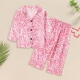 thumbnail image 2 of Baby Toddler Kids Viscose From Bamboo Pajamas Set Pjs,striped 6-12 Months 12-24 Months 2t 3t 4t 5t 6t 7t 8t 9t Children 5-6 Years, 2 of 5