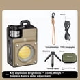 thumbnail image 1 of Portable Camping Lantern LED Flashlight 3500 Lumens, 5 Modes 2700K-6900K, Type-C Rechargeable, Magnetic Base, Waterproof, Tripod Included, 1 of 6