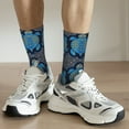 thumbnail image 6 of KLL Turtle Print Cool Socks Men's Women's Crew Socks Funny Crazy Novelty Stockings, 6 of 6