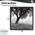 thumbnail image 4 of Stupell Industries Traditional Tuscan Morning Oak in Mist Black Floating Frame Canvas Art, 25 x 25, by Chip Forelli, 4 of 8