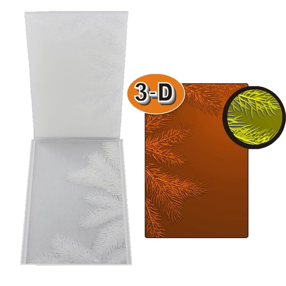 WE-POLUJ 3D Flower Embossing Stencils Paper Craft Embossing Folder DIY Scrapbooking Templates for Christmas Card Making Album