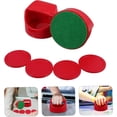 thumbnail image 6 of GARENDE Portable Air Hockey Strikers/pushers Home Table Game Replacement Accessories Small Size Air Hockey for Kids Teens Adults Children Red, 6 of 8