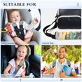 thumbnail image 5 of Car Seat Strap & Belt Covers - Flannel Material, Velcro Design, All-Season Use, 2-Piece Set (S&M Sizes)，A Green Car, 5 of 8