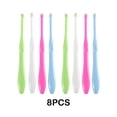thumbnail image 2 of 8pcs Interspace Interdental Braces Toothbrushes - Toothbrush Braces Toothbrush Interspace Single Tuft Small Toothbrush for Inbetween Teeth and Braces, 2 of 9