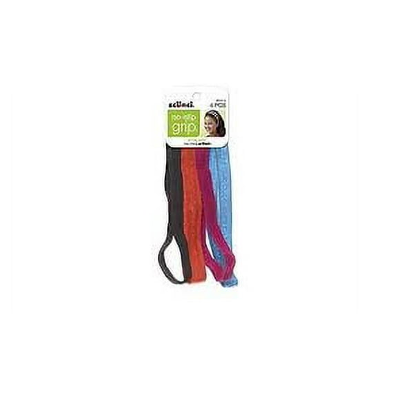 Scunci Hair Bands Assorted Colors No Slip Grip -