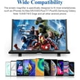 thumbnail image 3 of Magnifier for Cell Phone,Fanlory 3D HD Magnifying Projector Screen Enlarger for Movies, Videos and Gaming, Foldable Phone Stand with Screen Amplifier,Compatible with All Smartphones, 3 of 10