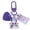 A, variant on Colorful Candy Keychain Decoration Bag Decoration Stylish Keychain Bag Accessory Candy Bear Pendant Charm Keychain