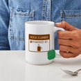 thumbnail image 4 of CafePress - Rock Climber Powered By Coffee Large Mug - 15 oz Ceramic Large White Novelty Mug, 4 of 6