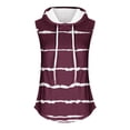 thumbnail image 3 of Jewelreauty Womens Hoodies Tank Tops Casual Drawstring Sleeveless Workout Shirts Casual Athletic Gym Blouse (M, Wine), 3 of 3