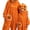 Orange, variant on Halloween Pumpkin Onesie Family Matching Pajamas, Plush Snug Hooded Jumpsuit One Piece Loungewear,Soft Plush Fleece Jack-o'-Lantern Sleepwear with Hood & Pockets