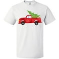 thumbnail image 3 of Inktastic Christmas Vintage Truck with Christmas Tree T-Shirt, 3 of 5