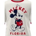 thumbnail image 2 of Disney Mickey Mouse Adult Ringer Tee Shirt, XS-XL (Unisex), 2 of 4