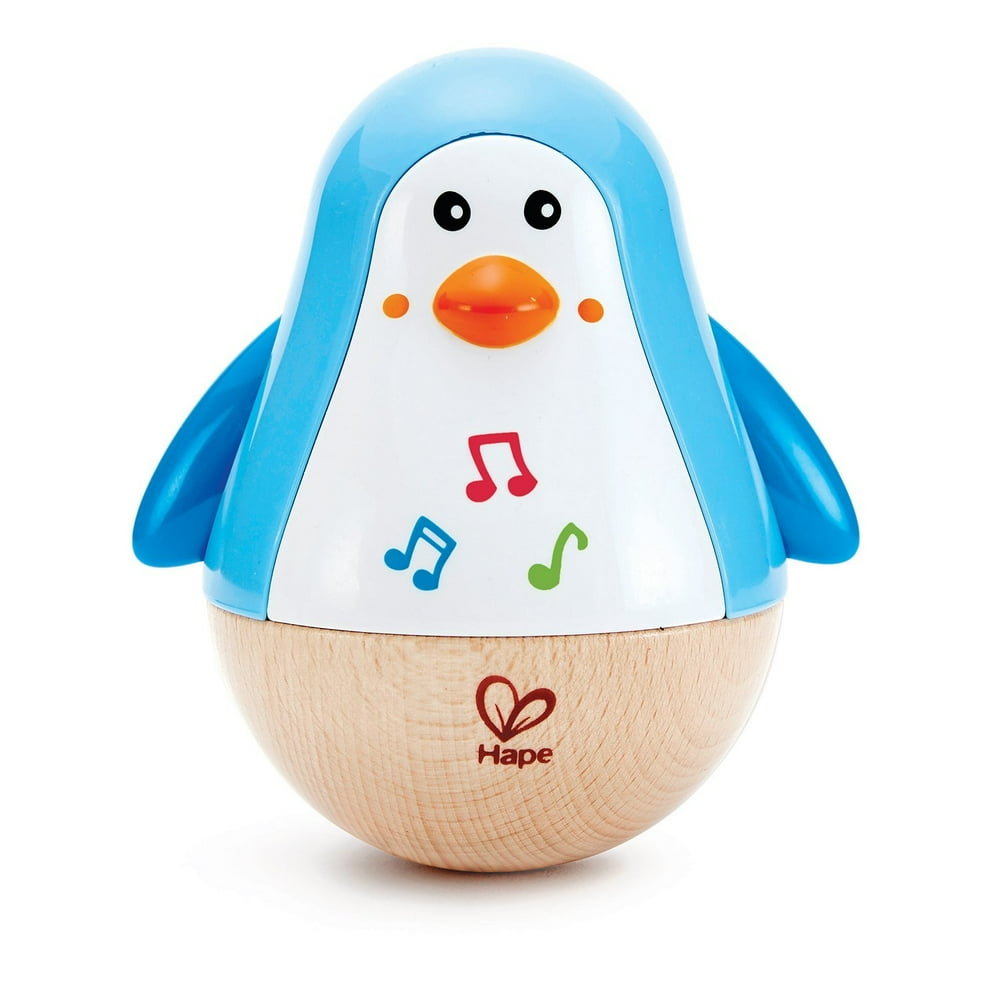 Hape Penguin Musical Wobbler Toy