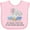 AD-Pink, variant on Inktastic My Nana Loves Me to the Moon and Back Elephants in Clouds Boys or Girls Baby Bib