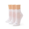 thumbnail image 2 of (2 pack) No nonsense Women's Soft & Breathable Cushioned Ankle Socks 3 Pair Pack, White, One Size, 2 of 3